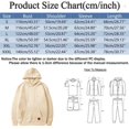 thumbnail image 3 of Ediodpoh Chandail à Capuchon pour Homme Étiquette en Cuir Chandail à Manches Longues à Capuche Grande Taille Chandail à Poche Haut Chandail pour Homme Rouge P, 3 of 5