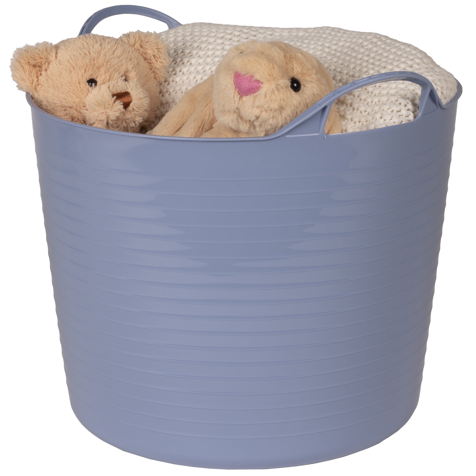 Neatfreak Kids Large Flexible Bin w/ Handles, Plastic Storage Basket