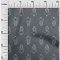 thumbnail image 1 of oneOone Silk Tabby Fabric Leaves & Paisley Block Fabric Prints By Yard 42 Inch Wide, 1 of 4
