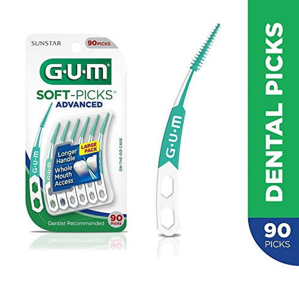 GUM Soft-Picks Advanced Dental Picks, 90 Count