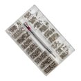 thumbnail image 1 of Mini Petites Vis Métrique M1.2 M1.4 M2 Miniature Outil à Main de Remplacement Minuscule Outil de Réparation Micro Vis Ensemble pour Portable Lunettes Horloge A, 1 of 8