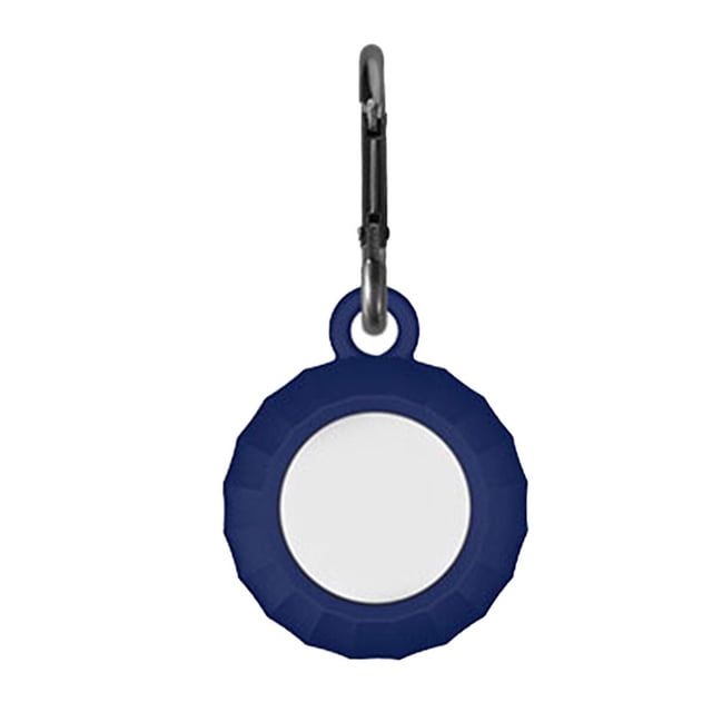 Porte-clés Tracker Étui de Localisation TPU Protecteur Portable de Remplacement pour Airtags Rouge Vin