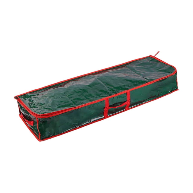 Lipstore Gift Wrap Organizer Bag Wrapping Paper Storage Container for Xmas Decorations Green