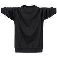 thumbnail image 1 of Cameland T-Shirts pour Hommes Grande Taille en Coton à Manches Longues Décontractés à Col Rond T-Shirts Coupe Classique Doux Confortables Hauts Basiques, 1 of 5