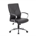 thumbnail image 1 of Scranton & Co Fauteuil de Bureau Exécutif Moderne en Cuirplus, Noir, 1 of 3