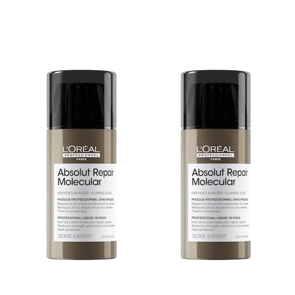 Loreal Professionnel Paris Serie Expert Absolut Molecular Repair Masque Molecular 100 ml Lot de 2
