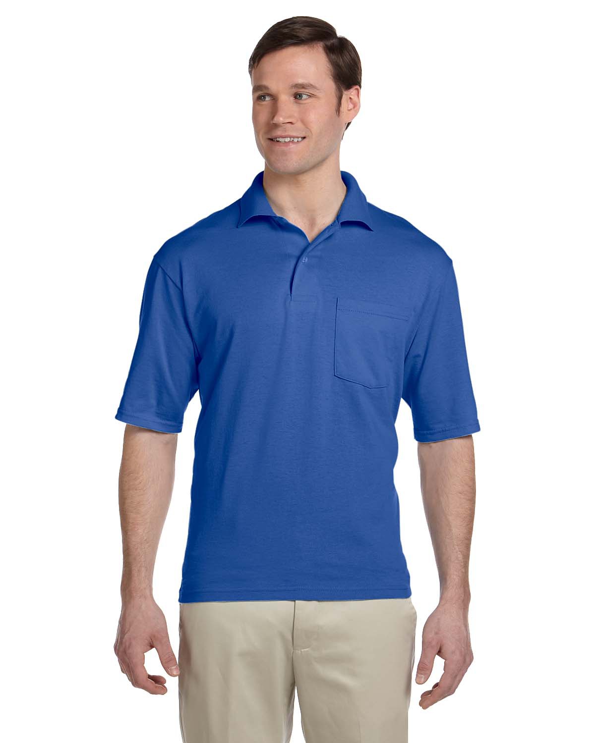 Jerzees Polo Jersey à Poche pour Adulte 5.6 oz. - 436P