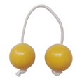 thumbnail image 2 of Balles de Sable Rythmées de Hochet Shaker Africain pour Chambre, Concert, Salon, Maison KTV Jaune, 2 of 4