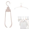 thumbnail image 2 of Kitchen Rack Foldable Travel Hangers Portable Travel Hanger Organizer Plastic Travel Accessories Clothes Drying Rack Folding Hangers For Traveling Camping Flying Rv Cruises Suitcase,Beige Kitchen Ra, 2 of 9