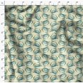thumbnail image 4 of Soimoi Yellow Poly Georgette Fabric Crabs Ocean Printed Fabric 1 Yard 42 Inch Wide, 4 of 6