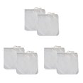 thumbnail image 1 of 6 Pack Organic Reusable Cold Coffee Brew Filters Bag,12 Inch Wine Brewing Filters Eco-Friendly Mesh Cotton Toddy Filter, 1 of 5