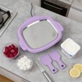 thumbnail image 3 of Home Ice Rolling Machine Including Quick Freezing Plate And 2 Scrapers DIY Homemade Ice Can Make Yogurt And Suitable For Children's Parent Child Activities Pressure Cooker Air Fryer Combo Cooking, 3 of 4