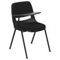 thumbnail image 1 of Bowery Hill Padded Ergonomic Shell Chair in Black, 1 of 4