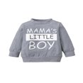 thumbnail image 1 of Baby Sweatshirt Letter Print Long Sleeve  Neck Pullover, 1 of 5