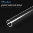 thumbnail image 4 of Unique Bargains 14mm ID x 18mm OD x 305mm Tube Acrylique Rigide Transparent Rond 2 Pack, 4 of 6