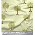 thumbnail image 1 of Soimoi Poly Georgette Tissu Arbre Bloc Tissu Imprimé par la Cour 52 Pouces de Large, 1 of 3