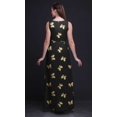 thumbnail image 2 of Bimba Robe Longue Sans Manches pour Femmes à Imprimé Papillons Style Chic Maxi-Robe-Xxx-Grand, 2 of 6