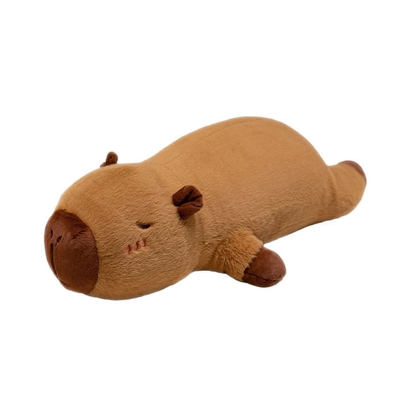FEISHENTT Weighted Capybara Plush, Weighted Capybara Stuffed Animal, Cute Plushies Soft Pillow Toy Gift for Kids Adults