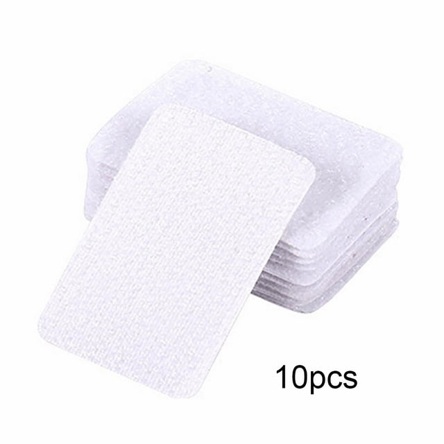 Luckyn 10 Pcs Rug Grippers Carpet Anti-Slip Pad Sticker Tape Non Slip Carpet Grippers White