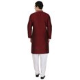 thumbnail image 3 of Kurta Pyjama pour Homme Vêtements Indiens Robe de Fête de Mariage (Bordeaux, TG), 3 of 5