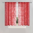 thumbnail image 3 of Rideau Rideau1 Élégant Rideau de Fenêtre en Dentelle pour Salon et Chambre Bar à Travers Semi-Dentelle Polyester, 3 of 7