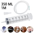 thumbnail image 3 of AMERTEER Seringue 350 ml à Grand Ouverture Grande Capacité Irrigateur Distributeur de Seringue +1 m Tube, 3 of 11