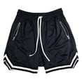 thumbnail image 2 of Mens Shorts, Mens Summer Solid Color Sports Fitness Breathable Shorts, 2 of 3