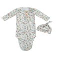 thumbnail image 3 of Kids Cartoon Patterns Print  Neck Long Sleeve Sleepwear Cap, 3 of 6
