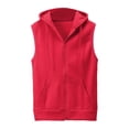 thumbnail image 1 of Qertyioot Mode Homme Gilet Sans Manches à Capuche Chemise, 1 of 9