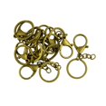 thumbnail image 4 of Abbracc 10 Pcs Porte-Clés Fendu 30mm avec Fermoirs Mousqueton, 4 of 5