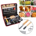 thumbnail image 1 of 80PCS Culinary Carving Peeling Tools Kit Chrome Steel  Slicing Garnishing Cutting Kitchen Set For Chef Caterer Hobbyist, 1 of 7