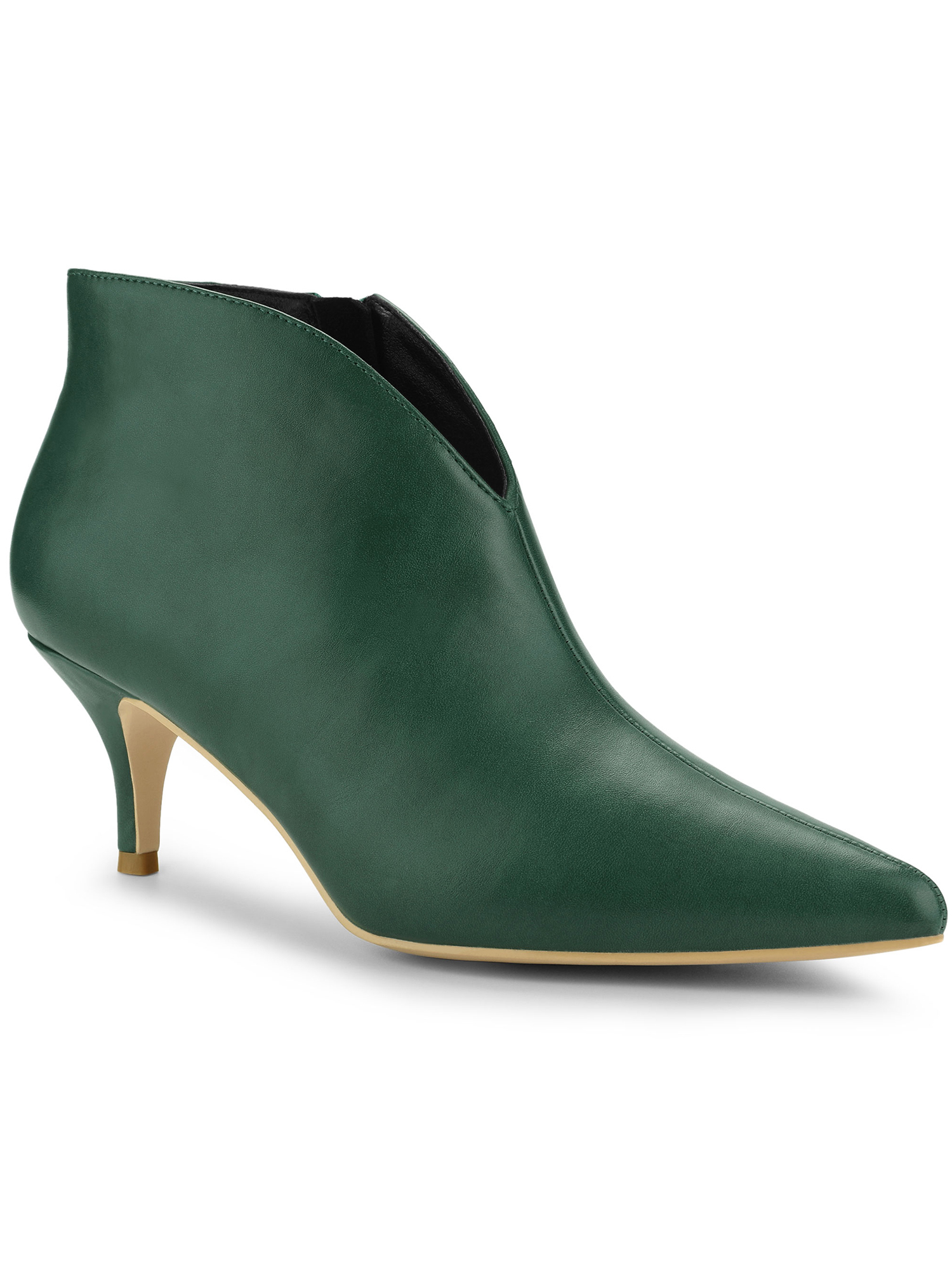 Unique Bargains Bottines à Talons Aiguilles Découpées pour Femmes