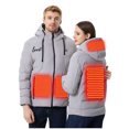 thumbnail image 1 of EGNMCR Womens Plaid Shacket Jacket USB Intelligent Constant Temperature Heated Windproof Plus Size Coat For Men And Women Winter 4 Heated Jacket Coat Women Coat, 1 of 7