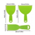 thumbnail image 3 of 3 Piece Set Of Different Inch Plastic Set Plastic Scraper Scraper Paint Multifunctional Household Scraper Tool, 3 of 5