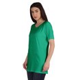 thumbnail image 4 of Inkmeso Plain Basic Tshirt Long Length Tee Short Sleeve Workout Top For Women, 4 of 9
