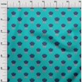 thumbnail image 2 of oneOone Cotton Flex Fabric Leaves & Lotus Block Printed Craft Fabric BTY 40 Inch Wide, 2 of 4