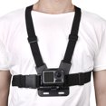 thumbnail image 4 of Fyydes Harnais de Ceinture Thoracique Élastique Ajustable, Support de Corps pour Accessoires de Caméra d'Action OSMO, Sangle de Poitrine pour Caméra, Support de Sangle pour Caméra, 4 of 7