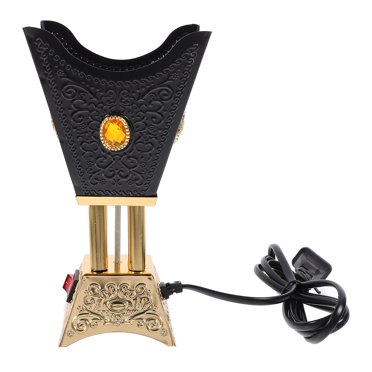 Bakhoor Electric Incense Burner Arabic Censer Middle Eastern Electric Incense Burner Table Decor (US plug)