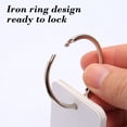 thumbnail image 4 of Iron Ring Blank Cards for Handwritten Notes | Loose-Leaf Paper Refillable Fragment Cards | Portable Flip Notebook for Study Room School Office, 4 of 7
