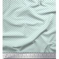 thumbnail image 1 of Soimoi Cotton Voile Fabric Dot & Greek Key Small Print Fabric by The Yard 56 Inch Wide, 1 of 3