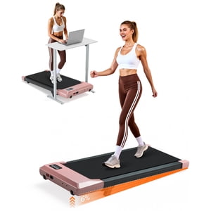 Pad de marche tapis avec 6% InclineRemote Contrôle, sous le tapis de bureau pour la maison et le bureau, plage de vitesse 0,6 ~ 3,8mi/h, 265 lbs Poids Capacité