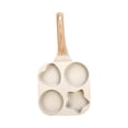 thumbnail image 1 of Divided Grill Frying Pan Egg Frying Pan Cookware Nonstick Pancake Pan Egg Cooker White, 1 of 9