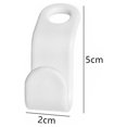 thumbnail image 3 of Labymos Clothes hanger connection hook superimposed hook white thickened plastic 50 packs set a generation, 3 of 4