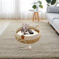 thumbnail image 3 of Cat Bed Comfortable Durable Anti Slip Bottom Wear Resistant Cat Scratch Pad Nest M White, 3 of 7