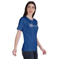 thumbnail image 2 of Inkmeso T-shirt à Col Rond Vacciné Pro-Vaccin en Coton pour Femmes, 2 of 9