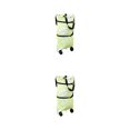 thumbnail image 1 of maskred Convenient Foldable Shopping Bags For Easy Carrying And Storage Made green flowers 2Set, 1 of 6