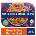 thumbnail image 1 of BEN'S ORIGINAL Cuisine de Rue Bol Burrito avec Haricots Rouges et Riz, Plat Préparé, au Micro-ondes en 90 Secondes, 255 g, 1 of 8