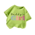 thumbnail image 1 of Économies d'Été! SROBPTY Garçons Filles T-Shirts à Manches Courtes Hauts, Été Garçons et T-Shirt à Col Rond à Manches Courtes pour Enfants Moyens et Grands Robe d'Été Décontractée à Demi-Manches Vert Menthe, 8 Ans, 1 of 3