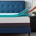thumbnail image 4 of ViscoLogic 2 Inch Gel Memory Foam Mattress Topper Without Cover, Queen Mattress Topper, 4 of 7