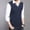 Marine, variante sur Dvkptbk Gilet Chandail pour Hommes Homme Décontracté Tricoté Coton Col en V Gilet Chandail Sans Manches Hauts Chandail Blouse Vêtements d'Automne en Liquidation